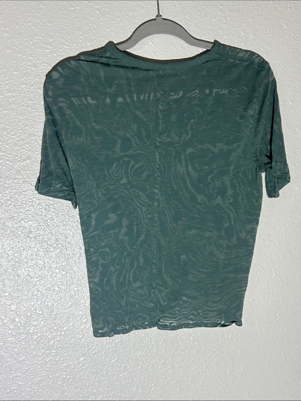 Lululemon Athletica Crescent Tee *Veil Tidewater Teal Size 6 - Picture 6 of 8